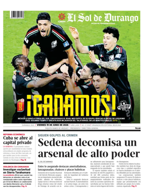 Cover of El Sol de Durango