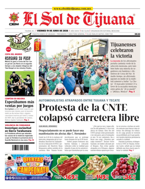 Cover of El Sol de Tijuana