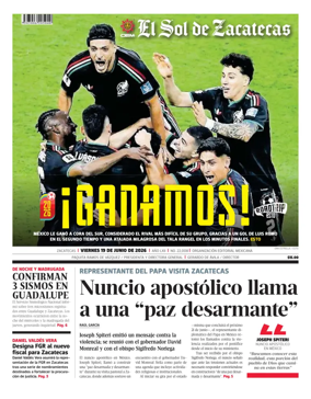 Cover of El Sol de Zacatecas