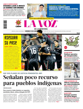 Cover of La Voz de la Frontera