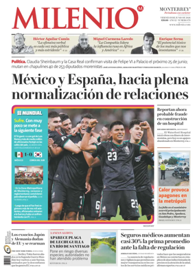 Cover of Milenio Monterrey