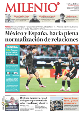 Cover of Milenio Tamaulipas