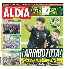 Cover of Periodico Al Dia (Salamanca)