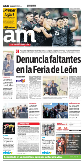 Cover of Periodico AM (Leon)
