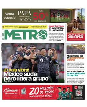 Cover of Publimetro Guadalajara