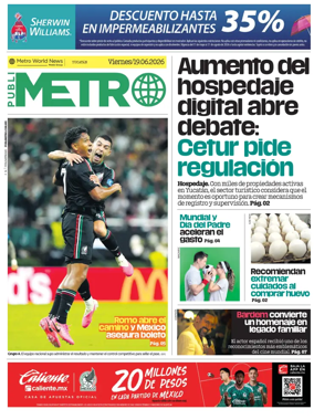 Cover of Publimetro Merida
