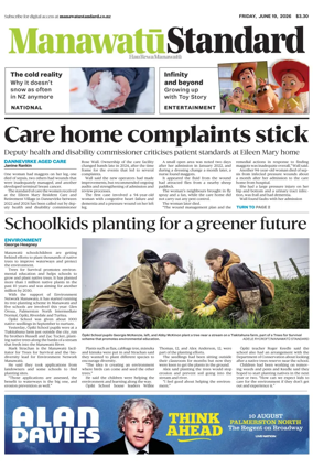 Cover of Manawatu Standard