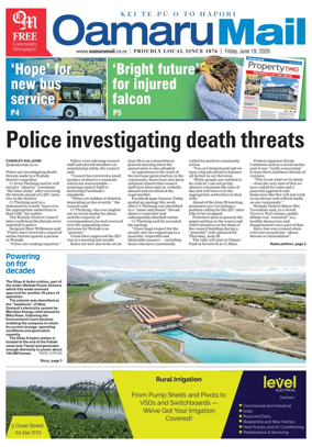Cover of The Oamaru Mail