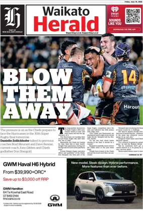 Cover of Waikato Herald