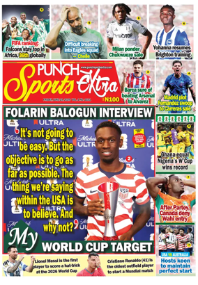 Cover of Punch Sports Extra