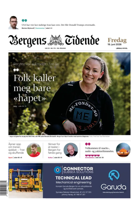 Cover of Bergens Tidende