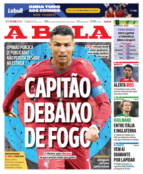 Cover of A BOLA (Portuguese)
