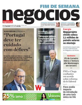 Cover of Jornal de Negocios