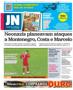 Cover of Jornal de Noticias