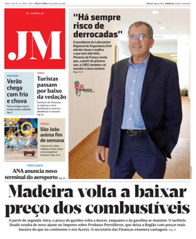 Cover of Jornal Madeira