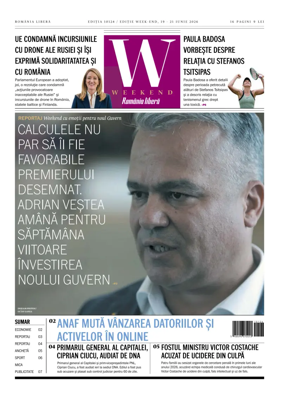 Cover of Romania Libera - Friday Edition