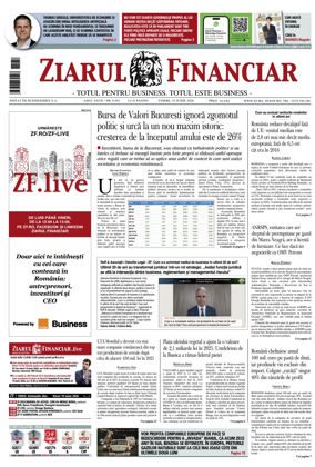 Cover of Ziarul Financiar