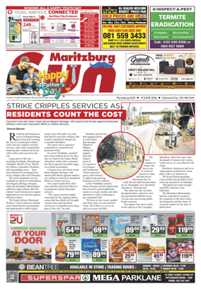 Cover of Maritzburg Sun (South Africa)