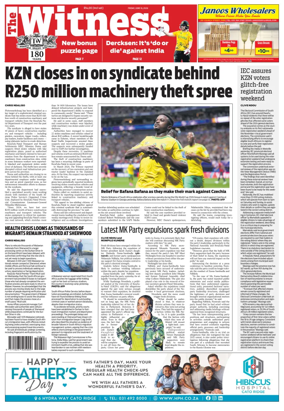 Cover of The Witness (South Africa)