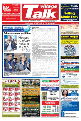 Cover of Village Talk (South Africa)
