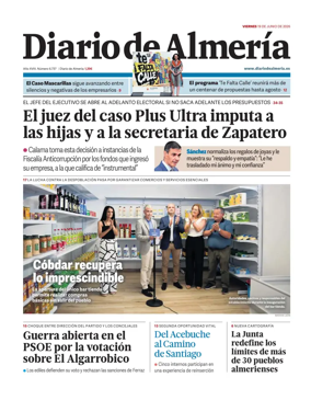Cover of Diario de Almeria