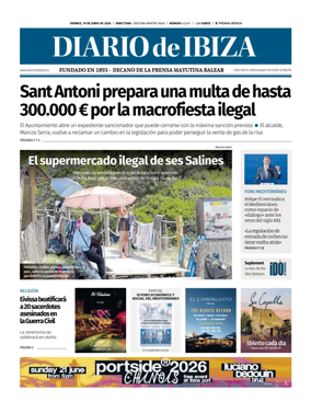 Cover of Diario de Ibiza