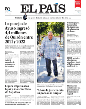 Cover of EL PAIS primera edicion