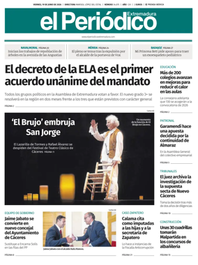 Cover of El Periodico Extremadura