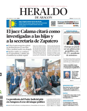 Cover of Heraldo de Aragon