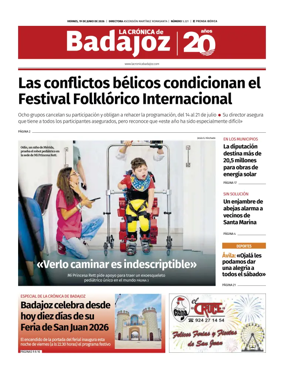 Cover of La Cronica de Badajoz BE
