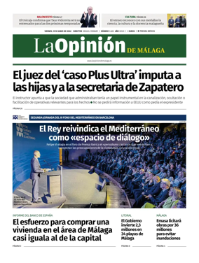 Cover of La Opinion de Malaga