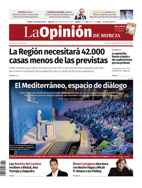 Cover of La Opinion de Murcia