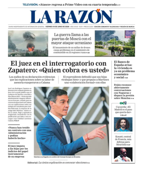 Cover of La Razon (Levante)