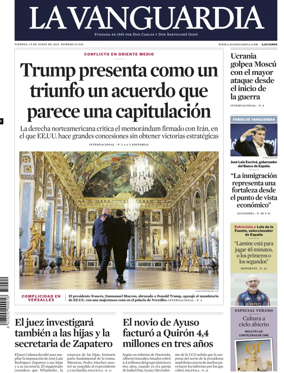 Cover of La Vanguardia (1st Edition)