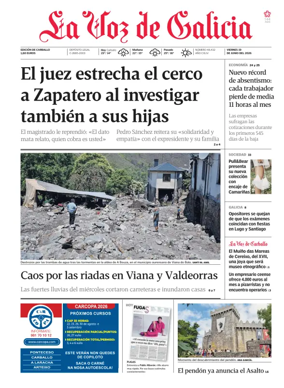 Cover of La Voz de Galicia (Carballo)