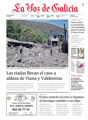 Cover of La Voz de Galicia (Monforte)
