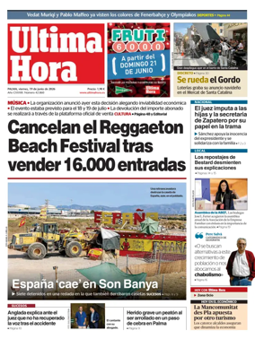 Cover of Ultima Hora