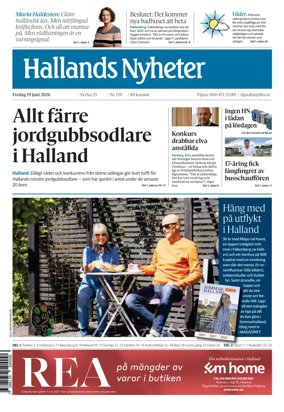 Cover of Hallands Nyheter