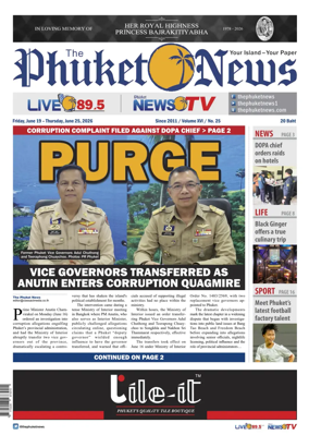 Cover of The Phuket News