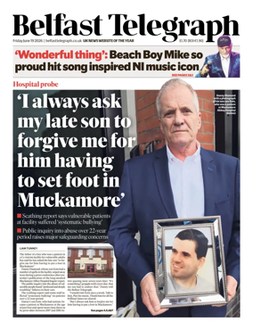 Cover of Belfast Telegraph