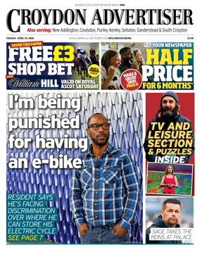 Cover of Croydon Advertiser
