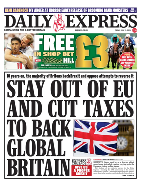 Cover of Daily Express