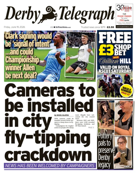 Cover of Derby Telegraph