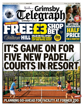 Cover of Grimsby Telegraph