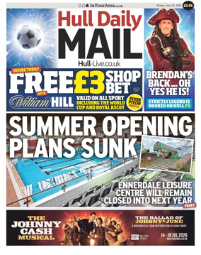 Cover of Hull Daily Mail