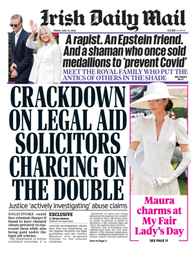 Cover of Irish Daily Mail