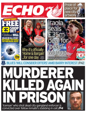 Cover of Liverpool Echo