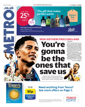 Cover of Metro (UK)