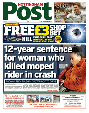 Cover of Nottingham Post
