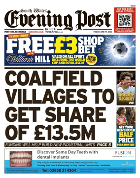 Cover of South Wales Evening Post